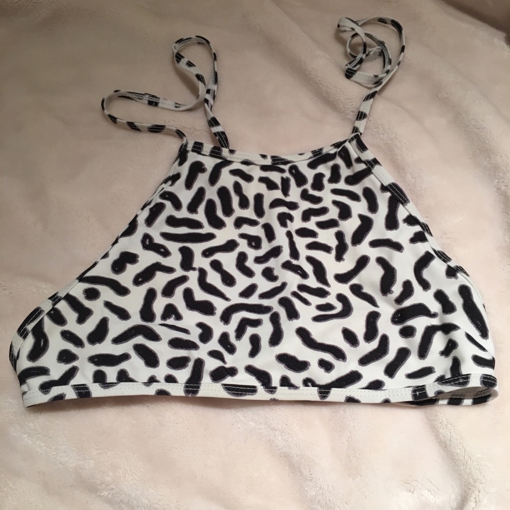 nasty gal halter bikini top